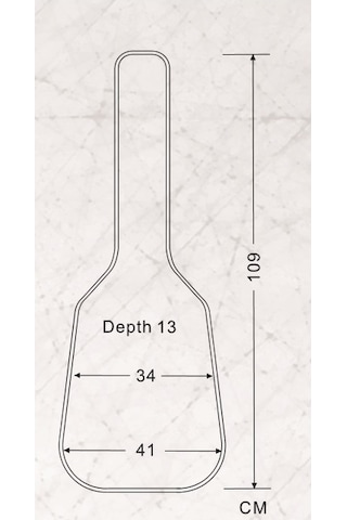 Valencıa Dgb1680 Akustik Dreadnought Gitar Kılıfı. Scale 4/4.