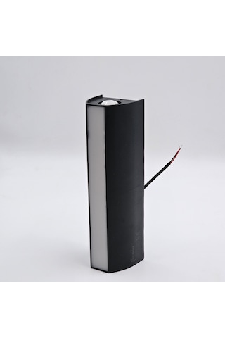 Econa 12 W Dış Mekan Dekoratif Aplik Siyah Kasa 3000k Beyaz