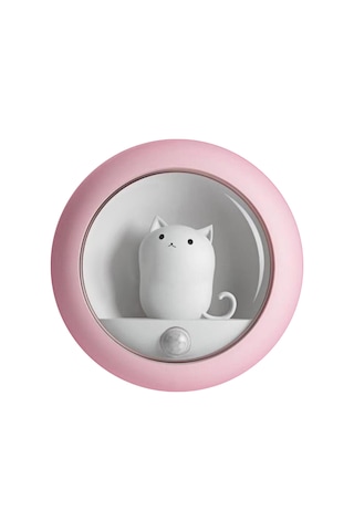 Reedark Bebek Gece Lambası: 4000k Kedili Sensörlü, 2 Parlaklık Seviyeli, Manyetik Ve Asılı Kullanım, Pembe Renk Pembe