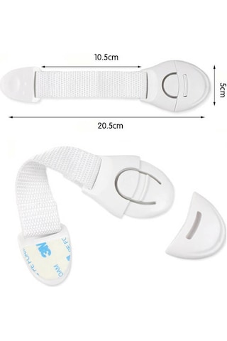 Evokids Pratik Çocuk Güvenlik Kilidi (10 Adet) Çok Renkli