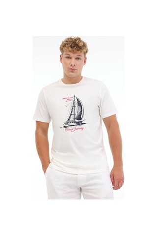 Kinetix Ml Etcor 11mrn200 5fx Beyaz Erkek Kısa Kol T-shirt 000000000102006410 Beyaz