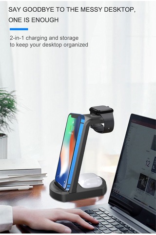 Maiyame A001 Plastik+abs Dikey Kablosuz Şarj Cihazı, Telefon Tutucu, 10w/7.5w/5w Akıllı Telefon, Saat Ve Kulaklık İçin, Beyaz