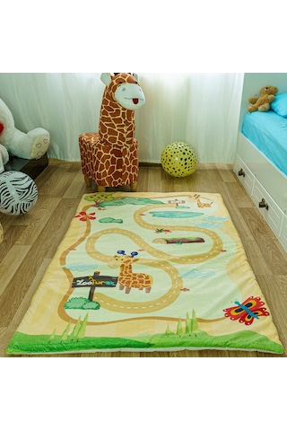 Zooturak Peluş Çocuk Matı Zürafa Zufi 100cm x 150cm