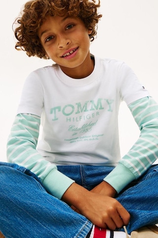 Tommy Hilfiger Erkek Çocuk Tişört Kb0kb10055 BEYAZ