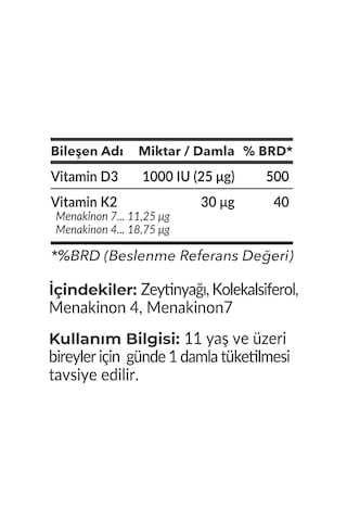 Smart Caps D3K2 Vitamin 20 ML