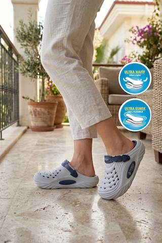 Walkway 9808 Z Buz-lacivert Unisex Terlik Buz - Lacivert