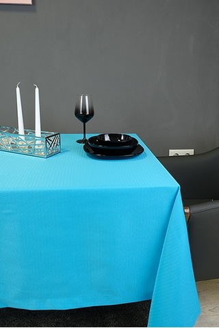 Wicker Masa Örtüsü Koyu Mavi