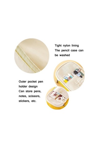 Willowhaven Angoo Pamuk Keten Büyük Kapasiteli Kalem Kırtasiye Çantası Siyah, 60x58x57cm, 480x876x883mm, 130g Siyah