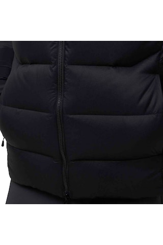 Jack Wolfskin Erkek Outdoor Montu Nebelhorn Down Siyah Kapüşonlu Renkli Siyah