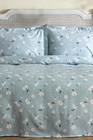 Karaca Home Daisy %100 Pamuk Tek Kişilik Pike Takımı Mint Mint