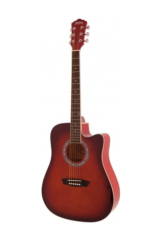 Washburn WA90C Red Burst Akustik Gitar