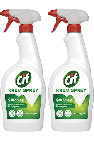 Cif Krem Sprey Yüzey Temizleyici 2 x 750 ML