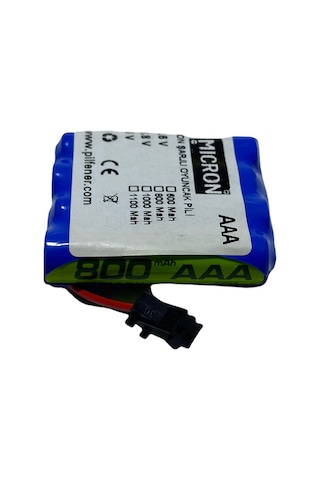 Micron 4.8v 800 Mah Aaa Uzaktan Kumandalı Şarjlı Araba Pili (Batarya)