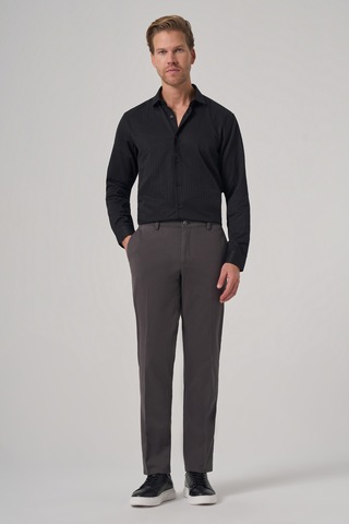 Morven Erkek Antrasit Pamuk Trend Dynamic Fit Chino Pantolon 26ks003004053 Antrasit