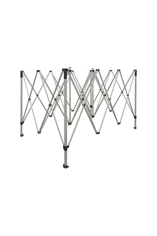 Çadır Dünyası 3x3 Metre Katlanabilir Çelik Çardak İskeleti - 30mm Güçlendirilmiş Profil, 9m2 Gölgelik Alan Ve Sabitlenebilir Ayaklı Stand İskeleti Çok Renkli
