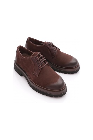 Dgn 9945 Erkek Comfort Ayakkabi Kahve Nubuk Kahve