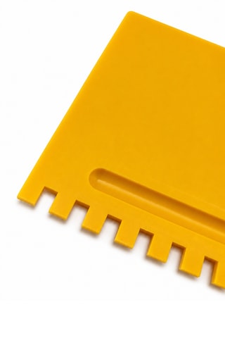 Fayans Tarağı Plastik Kare Dişli 19x10 Cm - Diş Aralığı 5 Mm - 1 Adet