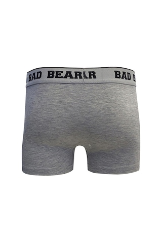 Bad Bear Basic Gri Melanj Erkek Boxer - L