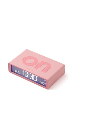 Lexon Flip Klasik Şarj Edilebilir Alarm Saat Pembe