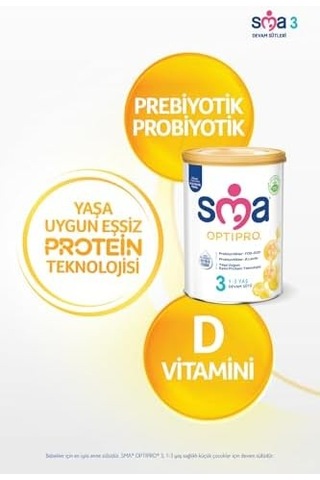 Sma Optipro 3 Devam Sütü 1-3 Yaş 800 G