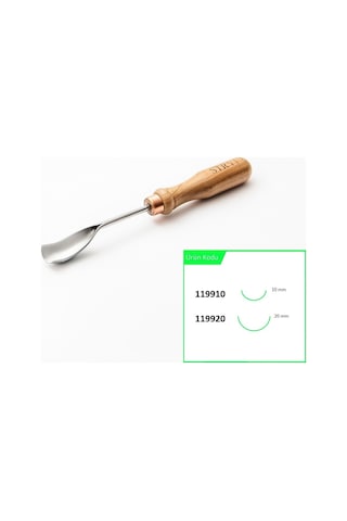 Stryı 119910 Bükülmüş Derin Oluklu Kuksa Ve Kaşık Oyma Iskarpelası 10 Mm