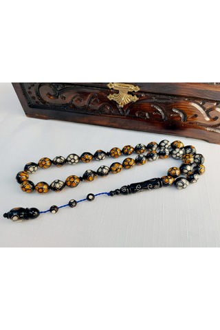 1000 Ayar Gümüş İşleme Büyük Boy Kuka Tesbih... Ölçü: 11 X 13,5