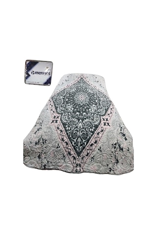 Merinos Fashion Tek Kişilik Vizon Battaniye 155x215 -rumba Gri