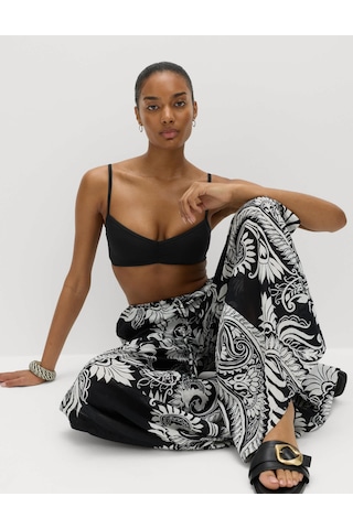 Marks & Spencer Plunge Bikini Üstü T52001213B Siyah