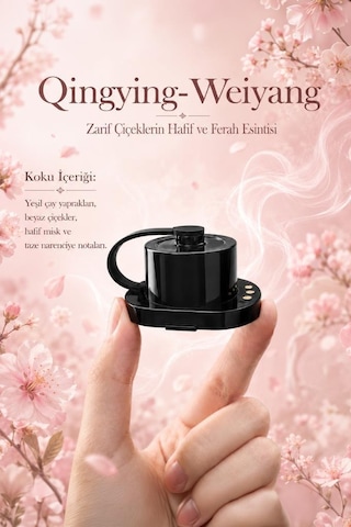 Araç İçi Aroma Difüzörü Tcf20 Qıngyıng Weıyang Yedek Koku Kartuşu Tcf01 Uyumludur