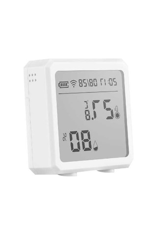 Supermarket1 Zigbee3.0 Akıllı Sicaklık Nem Sensörü, Lcd, Zaman, Alexa/google Home, Ağ Geçidi Gerekiyor