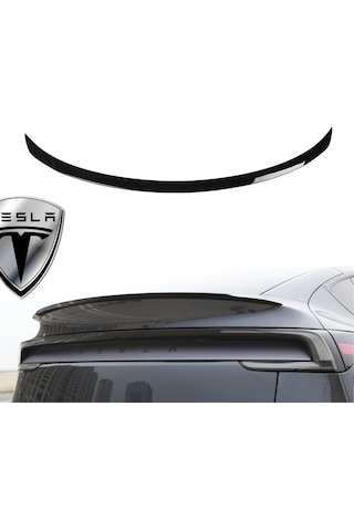 Tesla Juniper Arka Tampon Pro Tip Spoyleri Spoiler Parlak Siyah