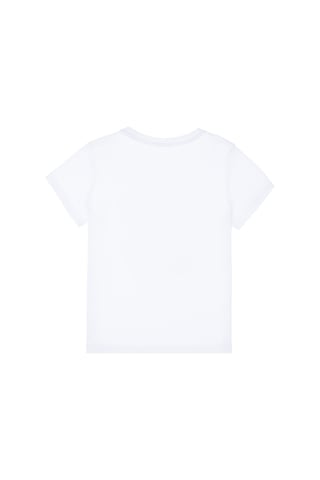 U.S. Polo Assn. Erkek Çocuk Beyaz Basic Bisiklet Yaka Tişört 50306514-VR013