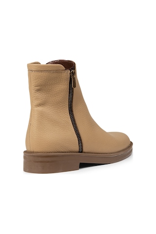 Deery Kadın Hakiki Deri Bej Günlük Bot - Z1584zbejc01 Bej