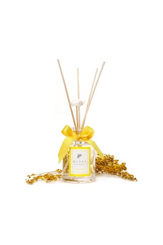 110 Ml Silindir Şişe Bambu Çubuklu Island Mimoza Oda Kokusu Abundance Prosperity