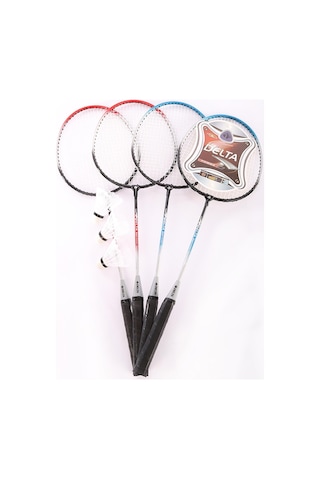 Delta 4 Badminton Raketi 3 Badminton Topu Çantalı Grup Seti