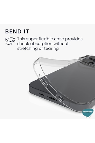 Microsonic Xiaomi Mi 14t Kılıf Transparent Soft Şeffaf -