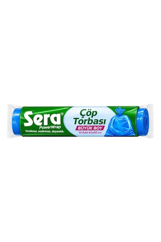 Sera Çöp Torbası Büyük Boy 10 Lu 65x80 Cm X 6 Adet