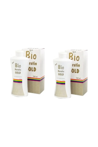 Bio Keratin Gold Saç Düzleştirici Keratin Bakımı 2 x 700 ML