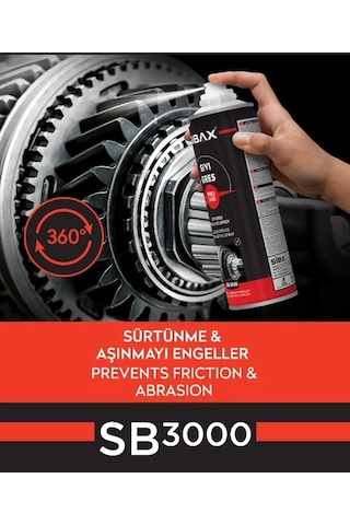 Sibax Sb3000 Sıvı Gres Yağlayıcı Sprey 500 Ml