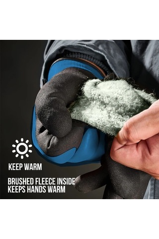 Techbloom Xl Erkek Ve Kadın Kışlık İş Eldiveni Soğuk Hava Dokunmatik Termal Depo Balıkçılık İnşaat