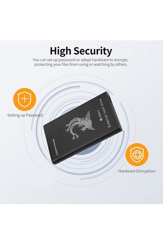 Dancemonkey 160gb Taşınabilir Harici Hdd - Usb3.0, Otomatik Yedekleme, Şifre Koruma, Pc Hızlandırıcı