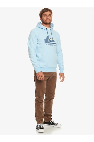 Quiksilver Big Logo Hood Erkek Swearshirt-25130 Açık Mavi