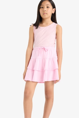 Defacto Kız Çocuk Bisiklet Yaka Basic Düz Atlet Z7815a625hspn47 Pembe