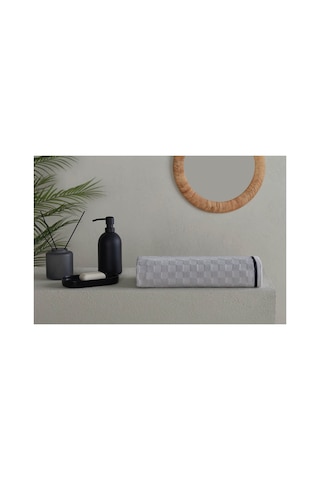 Checks Banyo Havlusu 70x140 Cm Gri