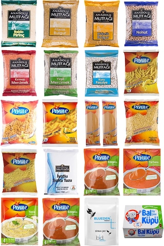 Blueden Kurban Kumanya Yardım Erzak Kolisi 42 Parça 6 Nolu Paket