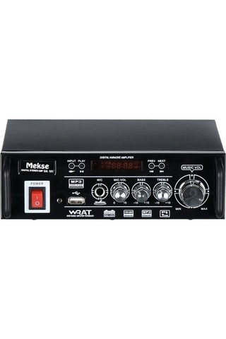 Mekse Ua-101 30w Rms Stereo Bluetooth Şarjlı 12v Özellikli Amfi