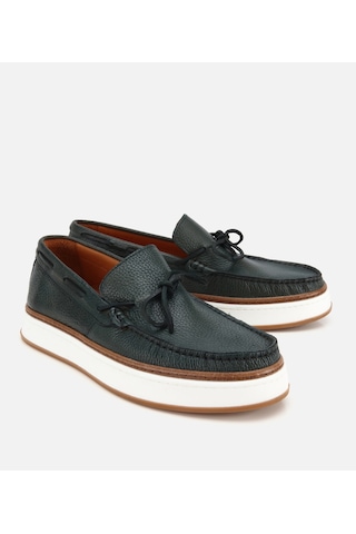Hotiç Erkek Deri Haki Bağcık Detaylı Günlük Loafer 02ayh319390a860 02ayh319390a860