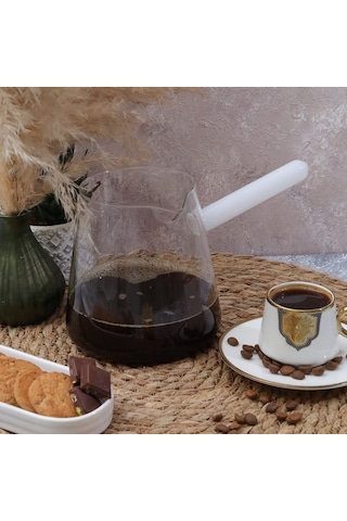 Arow Borosilikat Cam Cezve - 800 Ml - Pm-2713-b