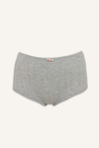 Defacto %100 Pamuk Fitlli Elastik Bel Fiyonk Detaylı Boxer H3650ax26spgr210 Gri-gr210
