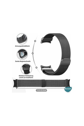 Samsung Galaxy Watch 5 44mm Kordon Milano Loop Siyah
